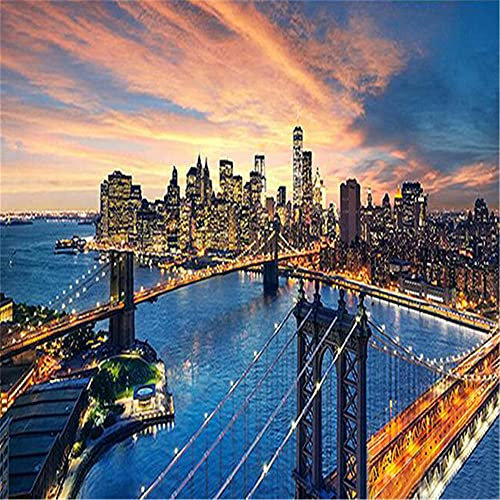 2000-teiliges Puzzle für Erwachsene – Schönes San Francisco – Fun Indoor-Aktivität, Mehrfarbig (70x100cm)