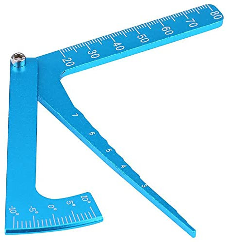 CENPEK 3 in 1 RC Auto Höhenmesser Einstellbare Messung Radhöhe Felge Sturz Gauge Winkel Lineal Werkzeug für RC Auto