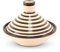 Tajine Schwarz mit Zebra-Motiv | Safaary