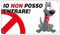NEW CARTELLO SEGNALETICO - io non posso entrare, CANE - Adesivo Extra Resistente, Pannello in Forex, Pannello In Alluminio (ADESIVO 20X31 CM)
