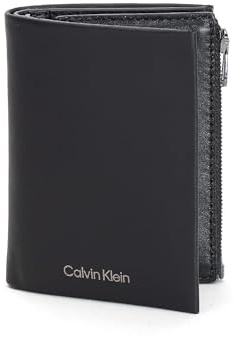Calvin Klein Concise Trifold 6CC W/Detach K50K510588, Portefeuilles Homme, Noir (CK Black), OS