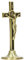 HEEPDD Croce Cattolica Crocifisso Croce da Parete Base Smontabile per Tavolo (Colore Rame)