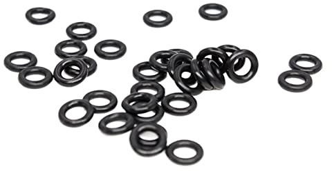 JOLAU 50PCS/Lot Rubber Ring NBR Sealing O-Ring 1.8mm Thickness ID4.5/4.87/5/5.3/5.5/6/6.3/6.7/6.9mm Nitrile O Ring Seal Gasket Washer (Size : 9.9x6.3x1.8mm, Color : 50pieces)