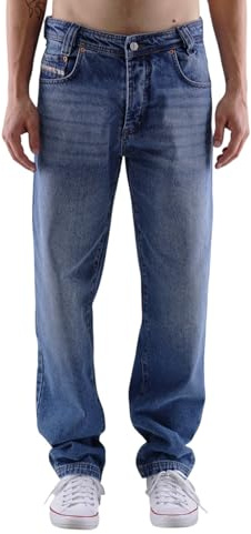 Picaldi® Zicco 472 Jeans | Loose & Relaxed Fit | Pantalones de corte zanahoria | Corte informal y holgado, Dakota, 32W / 34L