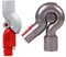 Hoher Adapter und unterer Adapter. Kompatibel für Dyson V7 V8 V10 V11 V15. Quick Release Up Top Tool Lenkwinkel-Staubsaugerzubehör(2pcs)