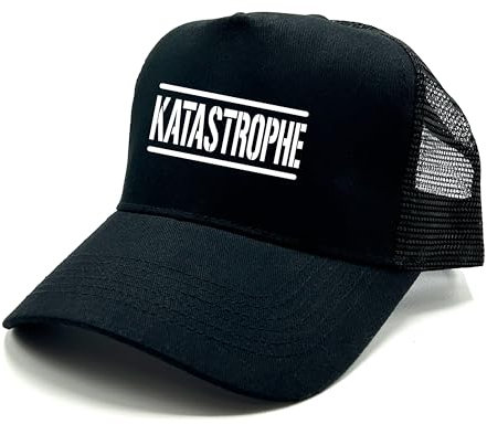 Herzbotschaft Trucker Cap in Mesh Optik mit Spruch | KATASTROPHE | Farbwahl | Unisex Baseball Mütze | hochwertiger Druck | OneSize durch verstellbaren Klipp-Verschluss