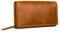 STILORD 'Chloe' Vintage Leder Geldbörse Damen mit RFID Schutz Portemonnaie Groß Brieftasche Frauen Echtleder mit Kartenfächer und Geschenkbox, Farbe:Perugia-braun