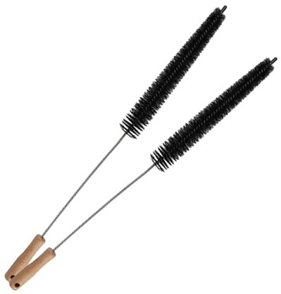 EONTAB 2-Pack Dryer Exhaust Cleaner Kit Vent Trap Cleaner, Long Flexible Refrigerator Coil Brush and Vacuum Brush.