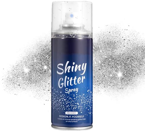 RoseFlower Glitter Spray for Hair, Face, Skin and Clothing - Shimmer Sparkle Powder for Stage Makeup, Festival Party