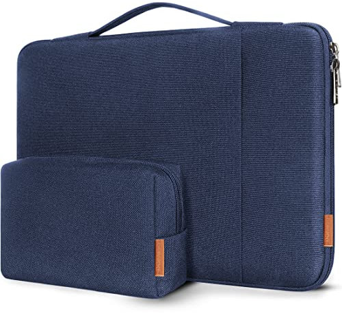 DOMISO Funda Portatil 16 Pulgadas,Maletín de Ordenador Impermeable Compatible con 16 DELL/HP Pavilion Envy/ThinkPad IdeaPad/ASUS Vivobook,Azul Marino