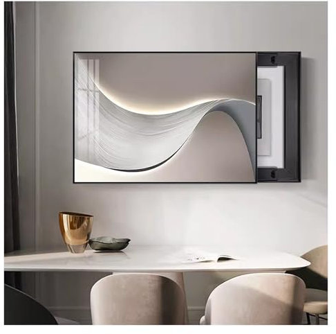 ZLYWE Sicherungskasten Abdeckung Schrank Dekorativ, Zähler Verteilerkasten Verstecken Gemälde, Wandmontierte Schalttafelabdeckung, Ideal für Ihr Zuhause (70x50cm)