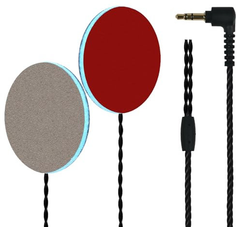 MMUSS Wired Ultra Thin Pillow Speakers 4mm Sleep Headphones Replacement Black(3.5mm Jack)