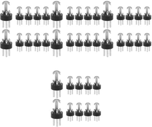 JECOMPRIS 40pièces Connecteurs Microphone Xlr Broches Adaptateurs Audio Professionnels Pour Enregistrements Et Performances Ktv