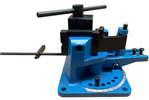 VEVOR Cintreuse Manuelle Universelle pour Barres d'Armature en Métal, Fer d'Angle, 120 Degrés Machine Cintrage de Tiges Métalliques, Chaud et Froid, Haute Capacité, avec Levier de Pliage Amovible