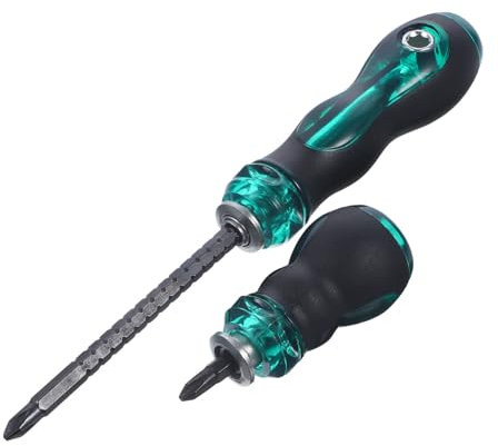 CANIGHT 2pcs Multi-Purpose Screwdriver Flat Telescopic Hoto Precision Tiny Head Bits for Electronics Computer Watch Repair Comfortable Grip