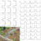 HFMYGS 26 Stück Aststütze für Obstbäume, Astspreizer für Obstbäume, Astklammern Metall für Gartenzweige, Astfixierer Zweigspreize für Gartenbäume, Wiederverwendbarer Astspreizer in M Form