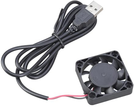 5VDC 40mm Miniature Cooling Fan USB Powered Low Noise Oil Bearing For Networking Devices Printers Whispers Quiet Operations Small Cooling Fan For Networking Devices