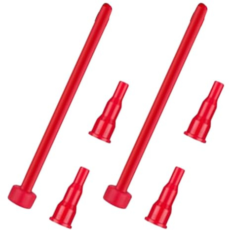 Gadpiparty Adaptateur de Bouteille de Gaz Rouge en Abs Léger pour Canettes de Gaz, Kit 2 Sets Polyvalent pour Usage Extérieur et Domestique, Buse de Canette Pratique pour Soudure