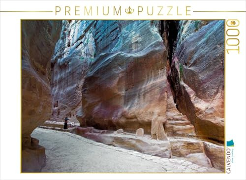 Puzzle · Enge Schlucht im Siq | 1000 Teile · Lege-Größe 64 × 48 cm · CALVENDO Puzzle