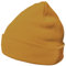 DonDon Mütze Herren Mütze Damen Wintermütze Beanie klassisches Design ockergelb
