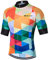 Hotlion Radtrikot für Herren, Rennrad-Oberteil, bequem, super atmungsaktiv und schnell trocknend, reflektierender Reißverschluss, 3 Taschen, Cd6046, L