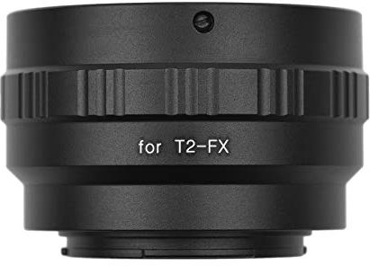 Andoer T2-FX Metall-Objektiv-Adapterring T/T2 Mount Lens Adapter Ersatz für Fujifilm X-T1/X-A1/X-E2/X-M1/X-E1/X-Pro1 X-Mount Kameras