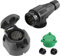 SPARKMOTO Anhänger Stecker 13 Polig und Anhänger Steckdose 13 Polig, nach ISO11446,12V Wasserdicht 13 Polige Anhänger Stecker Steckdose für KFZ Anhänger Wohnwagen AHK Adapter Steckdose Stecker(lang)