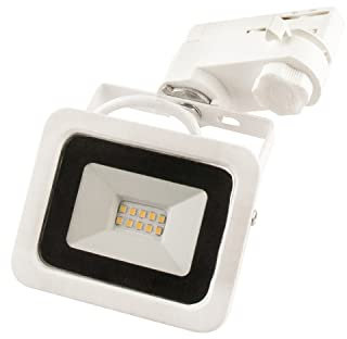 CLE LED Stromschienstrahler 10W 4200K neutralweiss Adapter für Staff Erco Eutrac Uni Schiene Breitstrahler