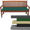 Bench Cushion Pad Outdoor Indoor - Garden Kitchen Furniture 3 Seaters 143x52x6cm Bottle Green Seat Foam - Non Slip Water-Resistant Cover Patio Rattan Sofa Swing Hammock