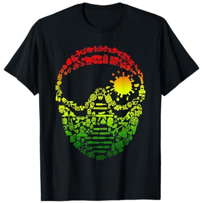 Paintball Helmet Icon Design for Paintballer Girls Paintball T-Shirt