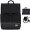 Johnny Urban Fahrradtaschen für Gepäckträger Damen & Herren Schwarz - Mika Bike - 2 in 1 Fahrrad Tasche Rucksack & Gepäckträgertasche Hinten - Wasserabweisend