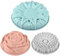 Sakolla Lot de 3 grands moules à gâteau ronds en silicone en forme de fleur de chrysanthème, rose, tournesol, antiadhésifs pour la cuisson de gâteaux d'anniversaire, pains, tartes, tartes et tartes,