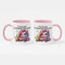 Grumpy Mugs - Einhorn - Ich bin eine verdammte Prinzessin (Altrosa/Weiß)