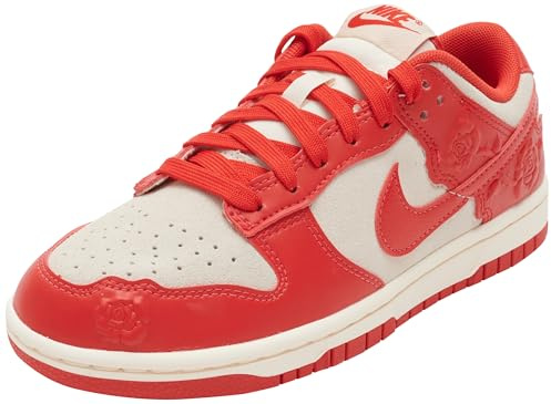 Nike HF1986-100 Dunk Low Damen Coconut Milk/University RED-Pale Ivory EU 43