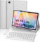 FOGARI Teclado para Samsung Galaxy Tab S6 Lite 10,4 pulgadas 2024/2022/2020, AZERTY francés Teclado desmontable inalámbrico Bluetooth para Galaxy Tab S6 Lite, Gris