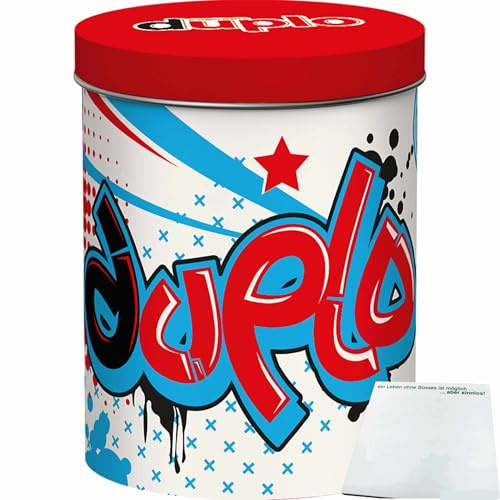 usy Bundle für duplo Design Dose mit 24 Riegeln Motiv: Street Style (436,8g Dose) + usy Block