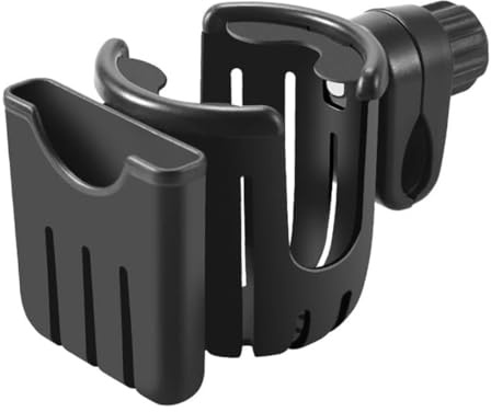 Universal Getränkehalter & Telefonhalter für Kinderwagen, Buggy, Fahrrad & Rollstuhl – Stabiler Cup Holder für Kaffee, Rollator, Einkaufswagen & Scooter