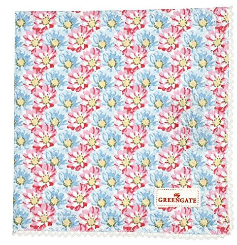 GreenGate Stoffserviette -Napkin with Lace- Miranda Pale pink
