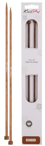 KnitPro Ginger Single Pointed Needles 10 (25cm) | 4.00mm
