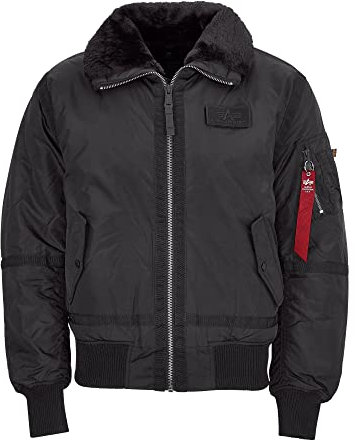 ALPHA INDUSTRIES Herren B15-3 TT Bomberjacke, Black, XL