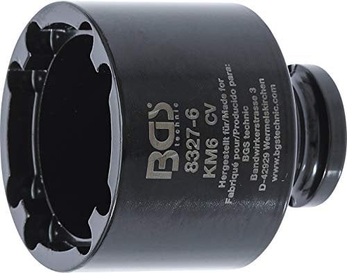BGS 8327-6 | Vaso almenado | para tuercas ranuradas dientes internos | KM6