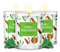 MAGNIFICENT 101 Pure Sage + Palo Santo Smudge Lot de 3 Bougies pour Le Nettoyage de l'énergie de la Maison, bannir l'énergie négative I Purification et guérison des Chakras