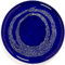 [DL] Servierteller Feast L35 X B35 X H2 cm Lapis Lazuli Swirl-Dots Weib Ottolenghi -