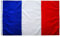 Drapeau francais 90x150cm-drapeau france avec œillets en laiton oxford 210D avec bandes cousues Qualité supérieure avec Couleurs Vives et Résistant à la décoloration, Pour l'extérieur et l'intérieur