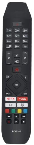 RC43141 Replacement Remote Control Fit for Hitachi TV 50HK25T74U 24HB21T65U 43HK25T74U