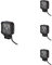 Hella 1GA 357 110-002 LED-Arbeitsscheinwerfer - Valuefit TS1700-12/24V - eckig - 1700lm - Anbau/geschraubt - Nahfeldausleuchtung - Kabel: 800mm - Stecker: offene Kabelenden, 4er Packung