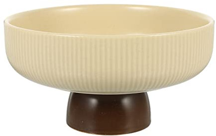 Luxshiny Support à Gâteaux Céramique Élevé Plateau De Présentation Pour Snacks Et Fruits Pour Réceptions Et Décorations De Mariage