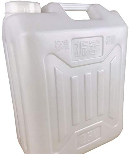 Bidón para Agua 25 L Acampar Contenedor De Agua De Grado Alimenticio Sin BPA, Tanque De Bidón De Plástico Portátil Reutilizable para Aire Acondicionado Camping Furgoneta Camper(Size:Espesar)