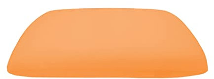 Dukal | Bezug passend für Orthopädisches Nackenstützkissen von Siebenschläfer | 72 x 42 cm | aus hochwertigem DOPPEL-Jersey (100% Baumwolle) | Farbe: apricot