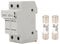 TICFOX PV Sicherungshalter Set, 15A DC Solar PV Sicherung Kurzschlussschutz Unterbrechungsschutz 32A 2P Solar Photovoltaik Sicherungshalter1000VDC für Photovoltaik Kraftwerk